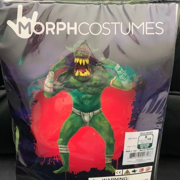 NEW XLARGE GREEN ORC ADULT MORPHSUIT - Picture 3 of 6